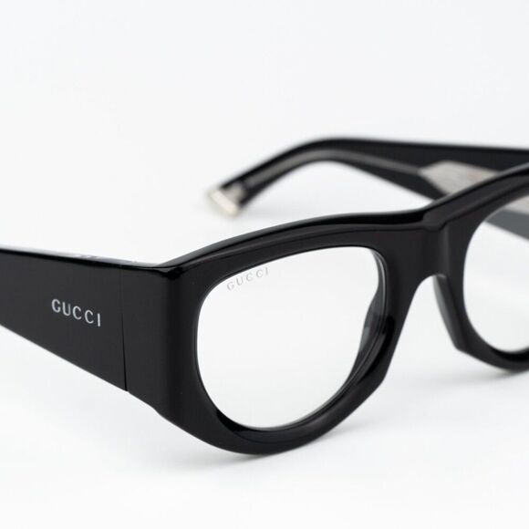 Gucci Women Sunglasses Black Transparent Rectangular GG1917S 002 BRAND NEW main image 7